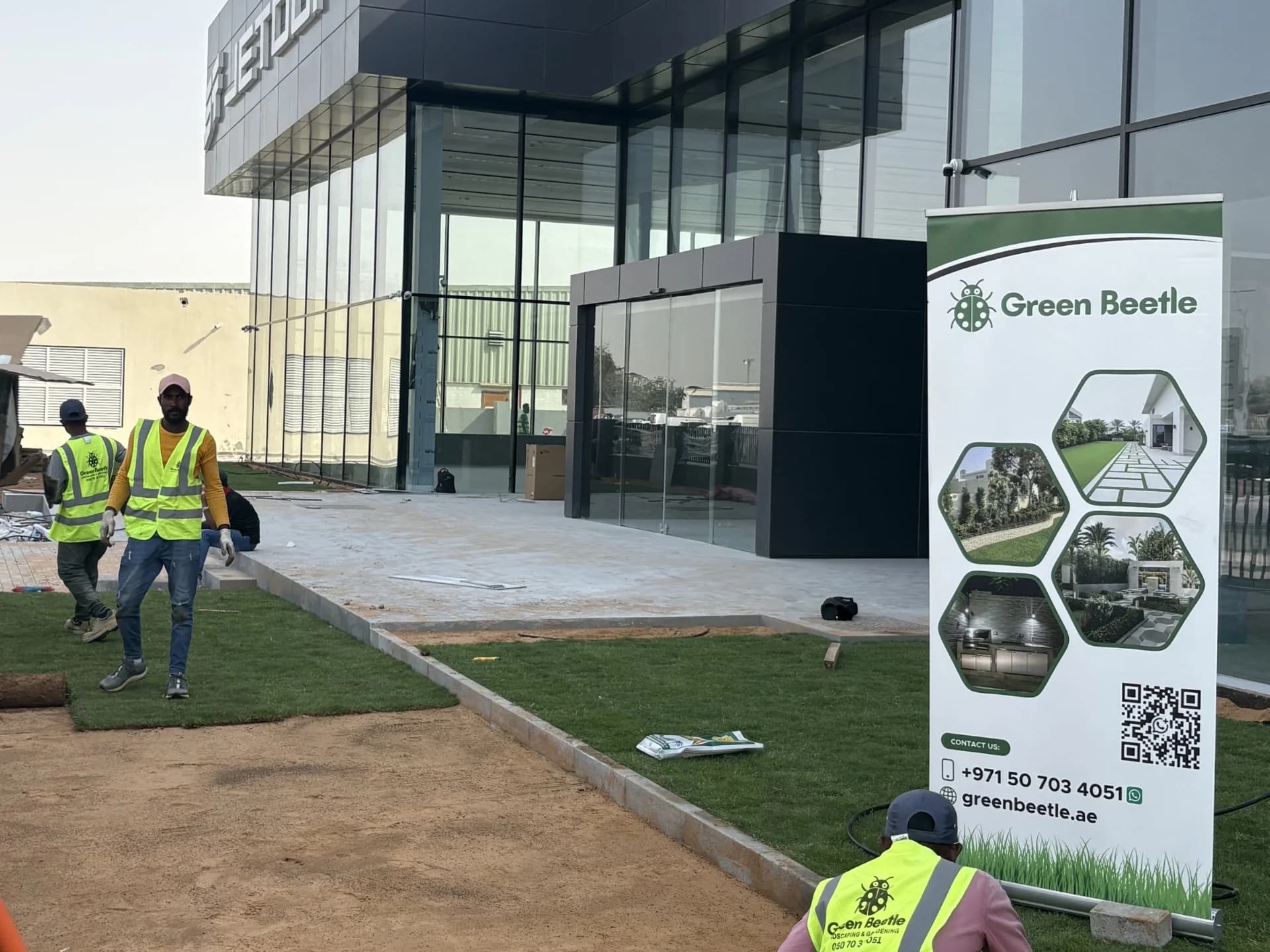 Green Beetle landscaping project 3